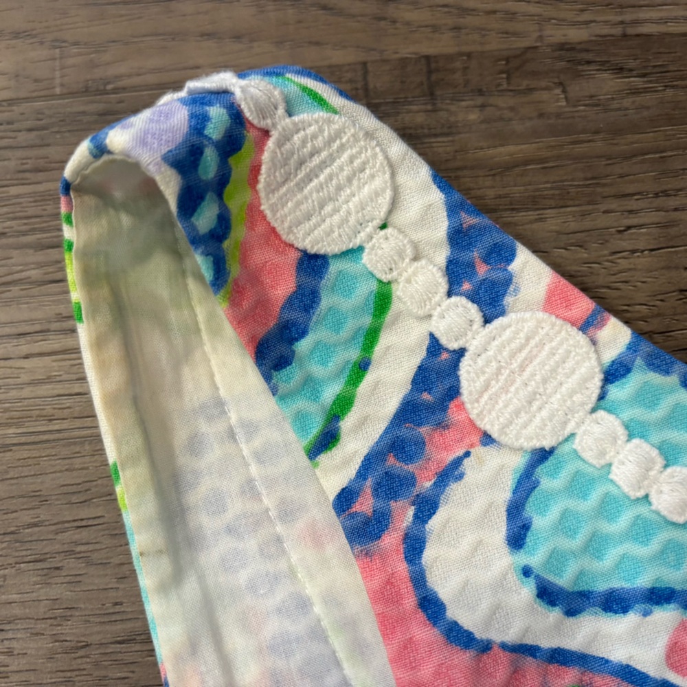 Lilly Pulitzer Delia Shift Dress Size 4 Multicolor Paisley, mini dress vacation - Picture 8 of 11
